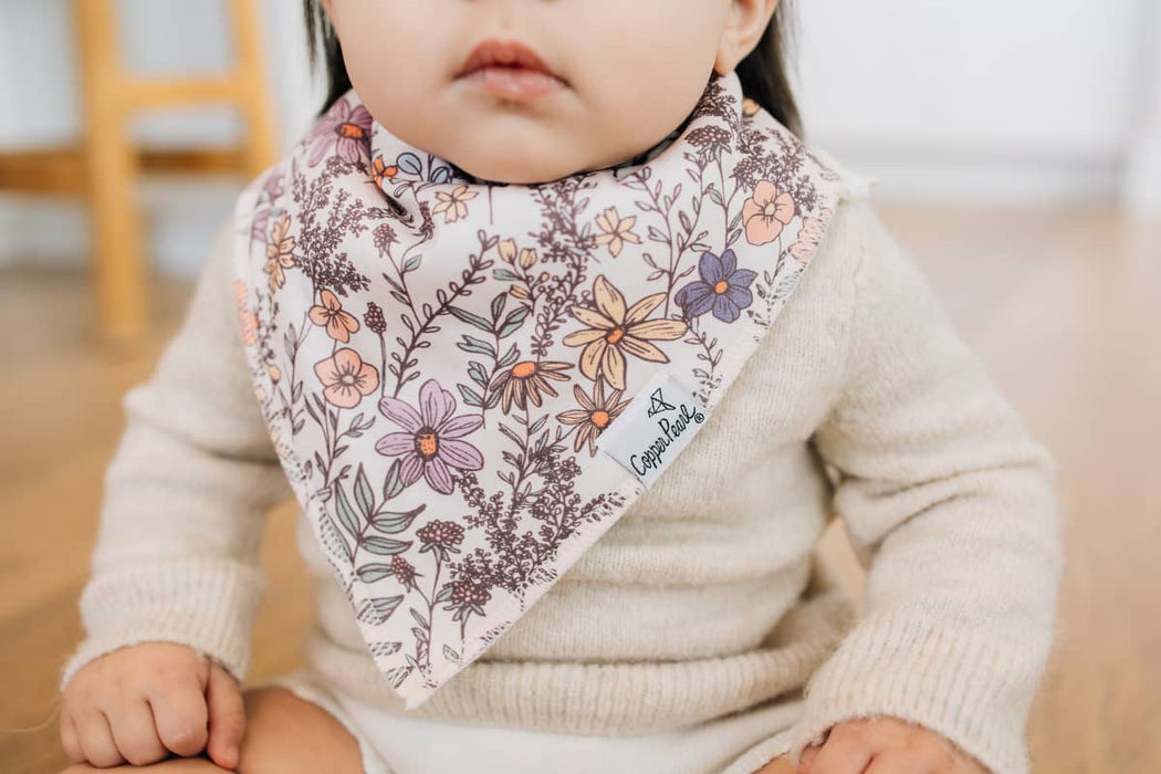 Baby Bandana Bibs - Flora Set