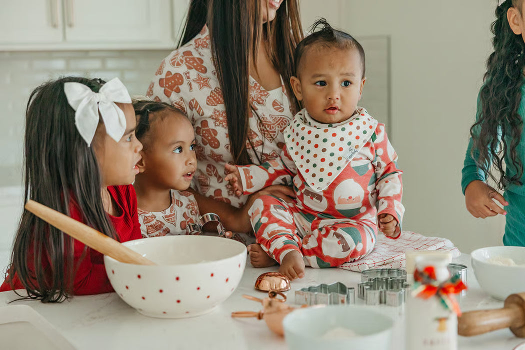 Baby Bandana Bibs - Gingerbread Set