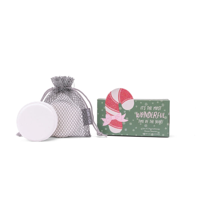 Candy Cane Christmas Shower Steamer Gift Set