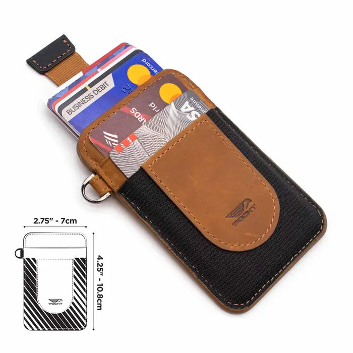 Tan Vintage | RFID Blocking Card Wallet