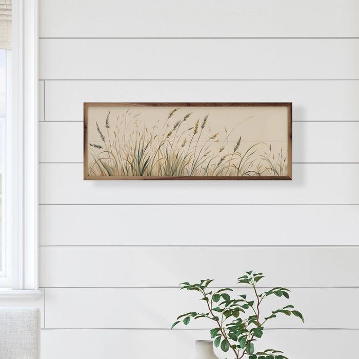 Simple Field Greenery | 24 x 8 Wooden Sign