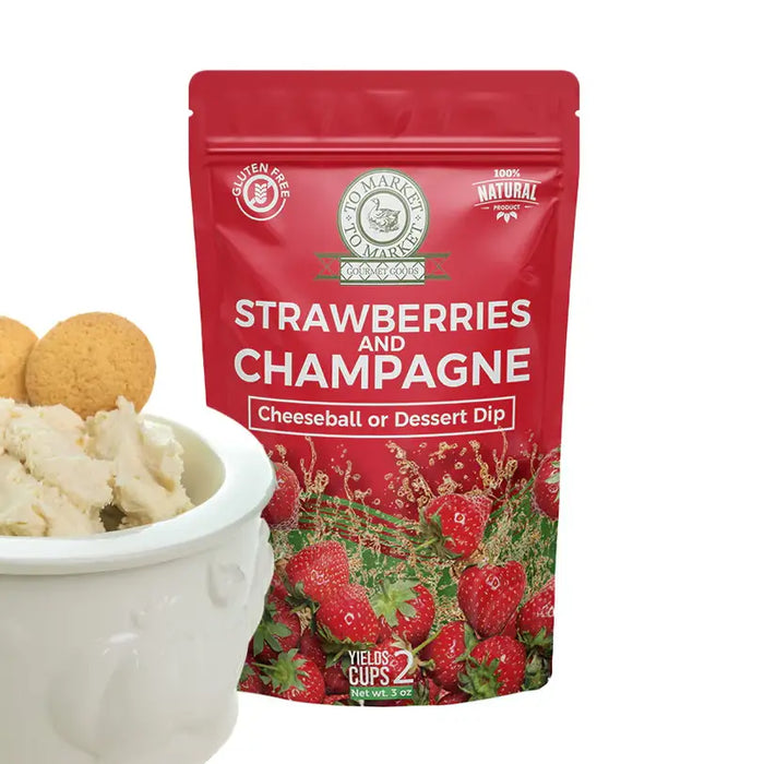 Strawberries & Champagne | Cheeseball or Dessert Dip