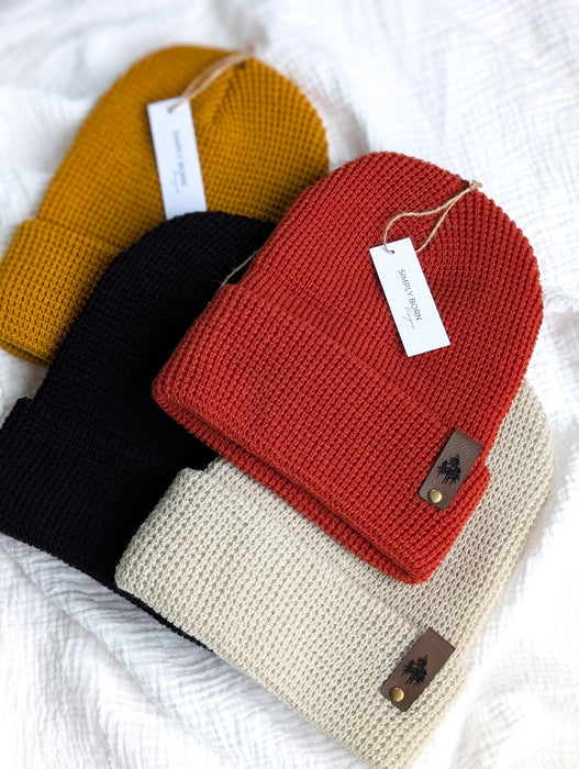Pine Tree Waffle Beanie