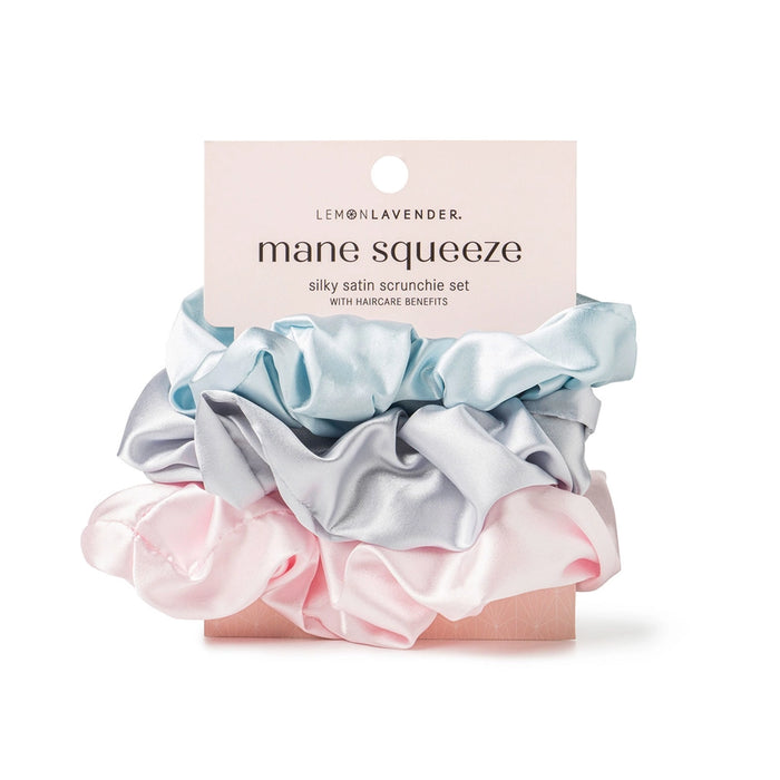 Mane Squeeze Satin Scrunchies