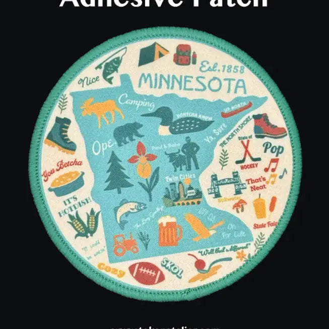 Minnesota Icons Collage | Adhesive Patch
