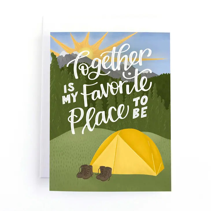 Together is my Favorite Place - Camping Theme Card