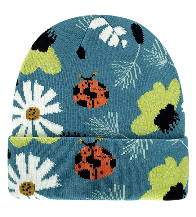 Ladybug + Dasies | Jr. Beanie
