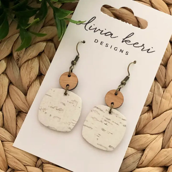 Nora - White Birch | Earrings