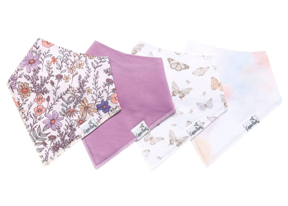 Baby Bandana Bibs - Flora Set