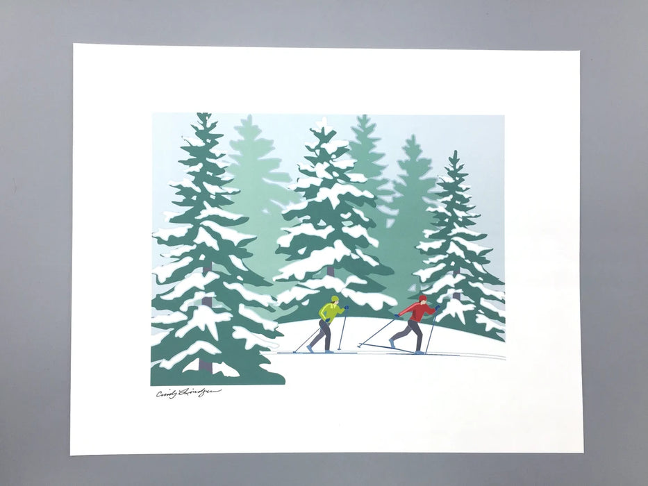 Woodland Ski | 16x20 Print