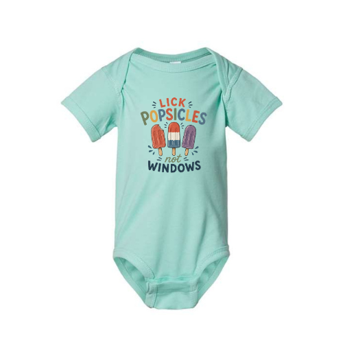 Lick Popsicles Not Windows | Onesie