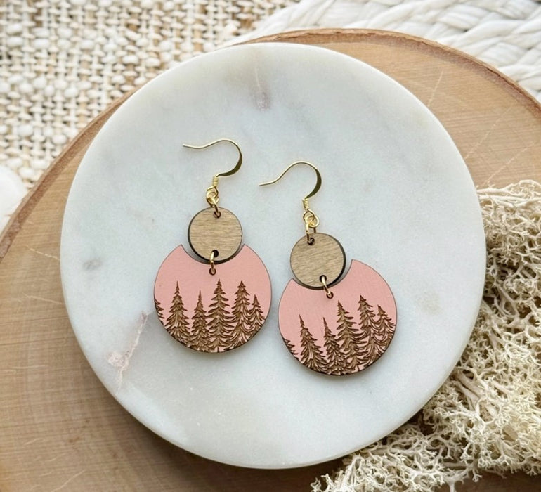 Mission | Sunrise Wooden Earrings