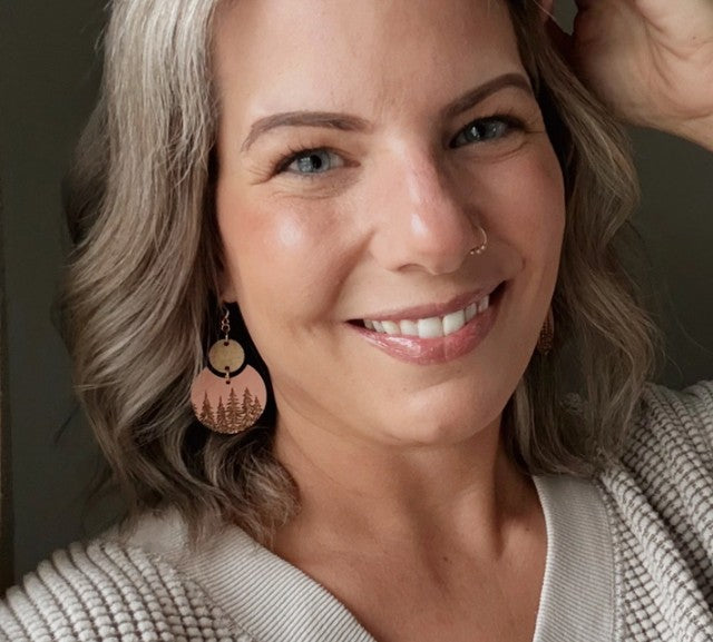 Mission | Sunrise Wooden Earrings