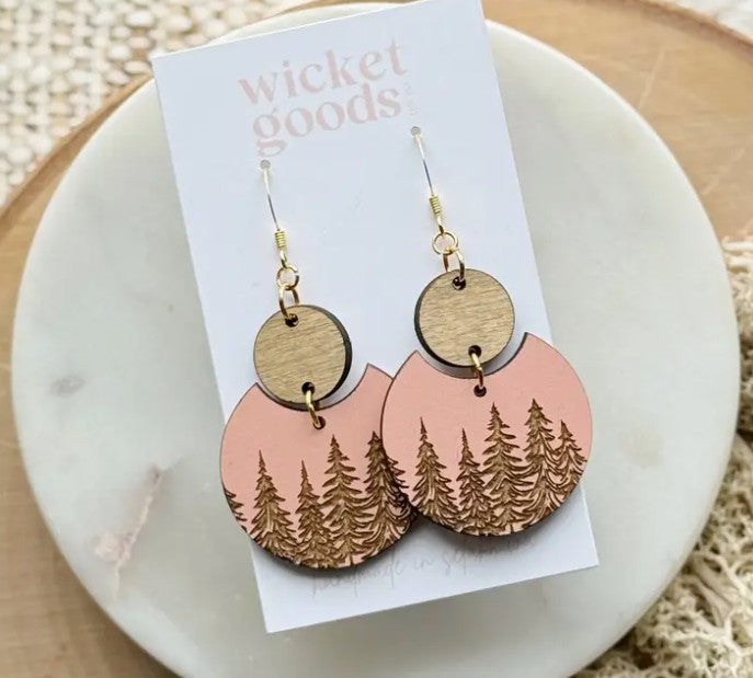 Mission | Sunrise Wooden Earrings