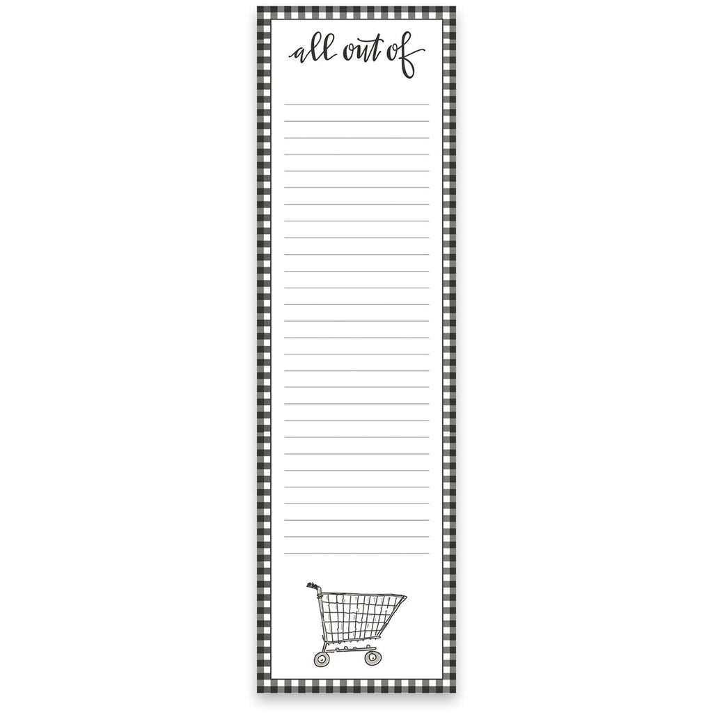 All Out Of - Notepad