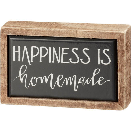 Happiness is Homemade - Box Sign