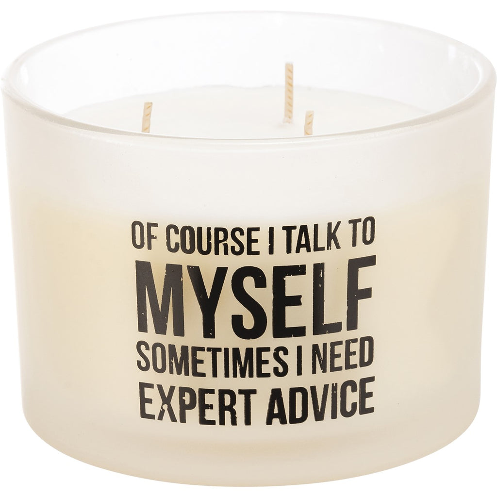 Of Course I Talk to Myself - Jar Candle