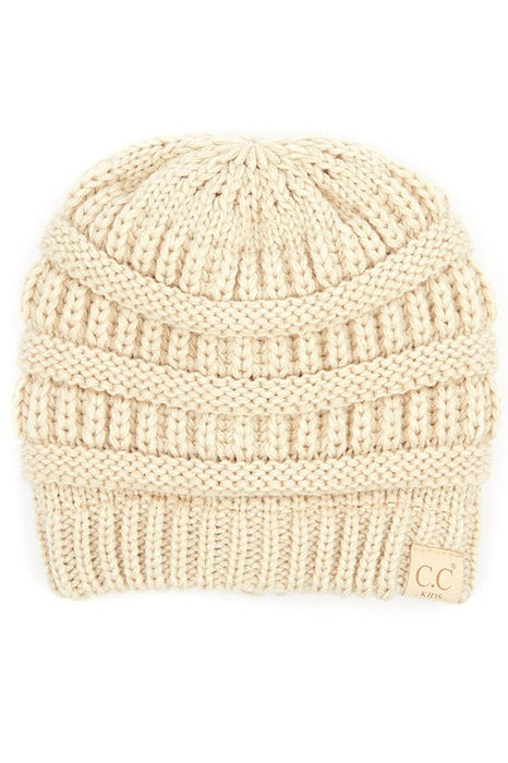 Multiple Colors: Kids CC Fuzzy Lined Beanie