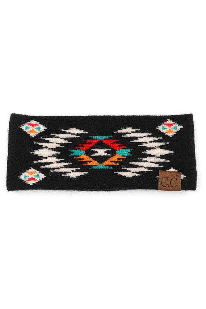 C.C Soft Aztec Pattern Headwrap