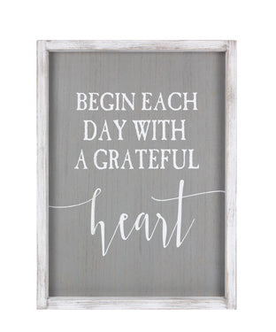 Grateful Heart - Sign