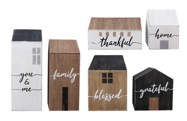 Wood House Shaped Signs
