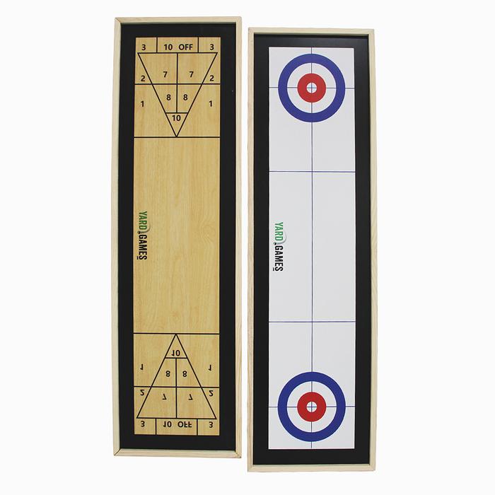 Curling & Shuffleboard 2 in 1 Table Game