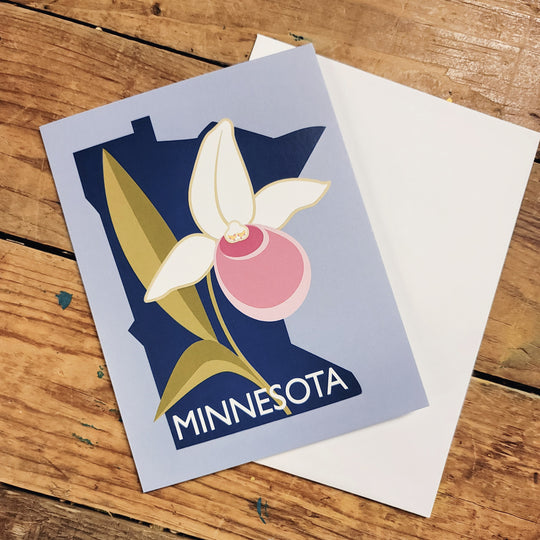 Minnesota Lady Slipper - Note Card