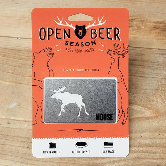 Moose - Wallet Card Bottle Opener