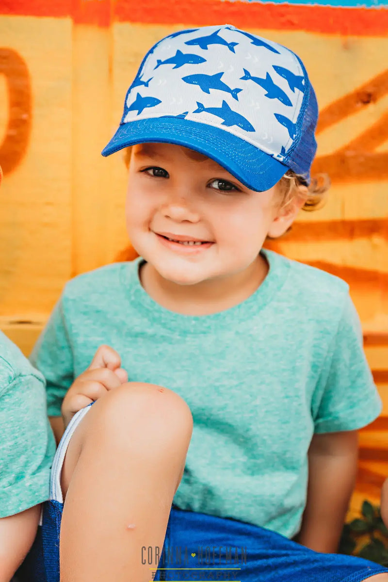 Blue Shark - Kids Hat
