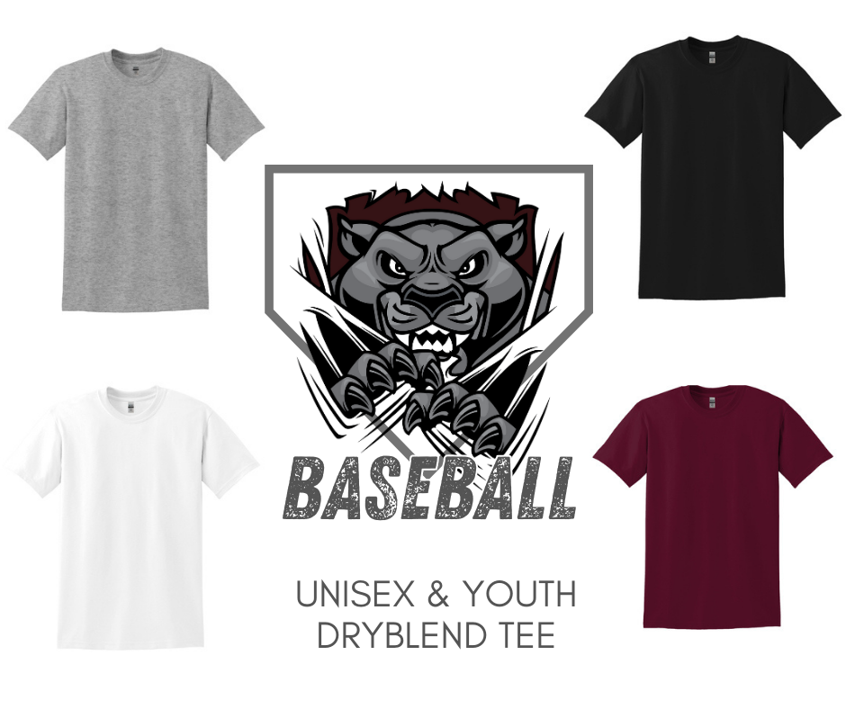 Men's & Youth DryBlend Tee | Panther Baseball