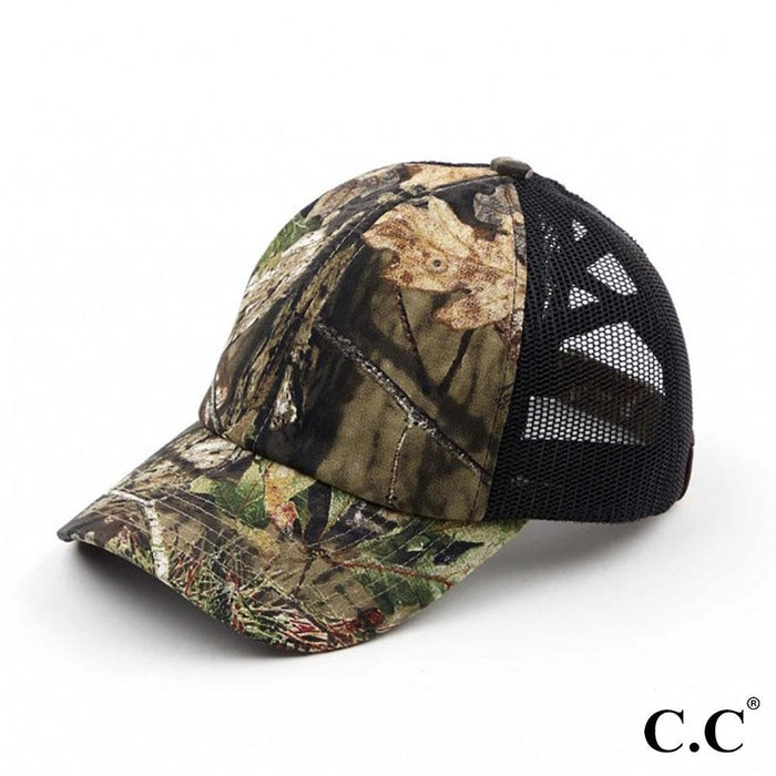 Mossy Oak CC Criss Cross Pony Cap