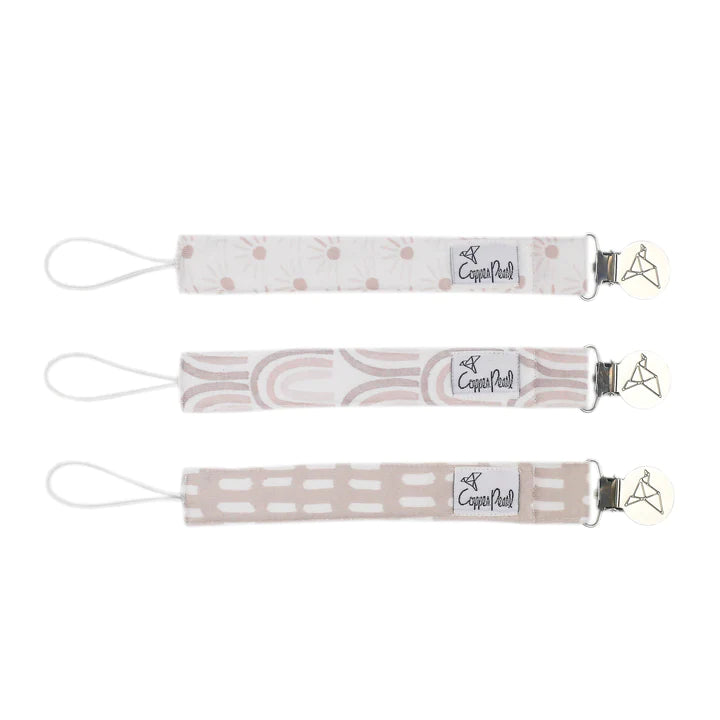 Bliss - Set of 3 Pacifier Clip