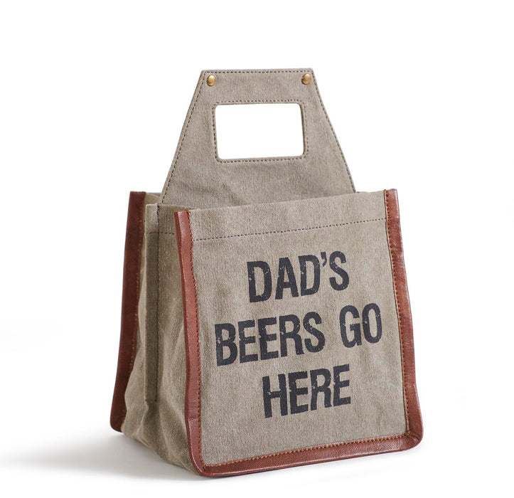 Dad's Beer Goes Here -  Beer Caddy