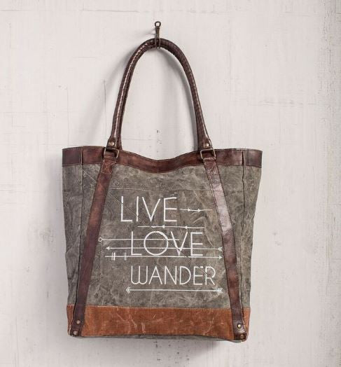 Live Love Wander Tote bag