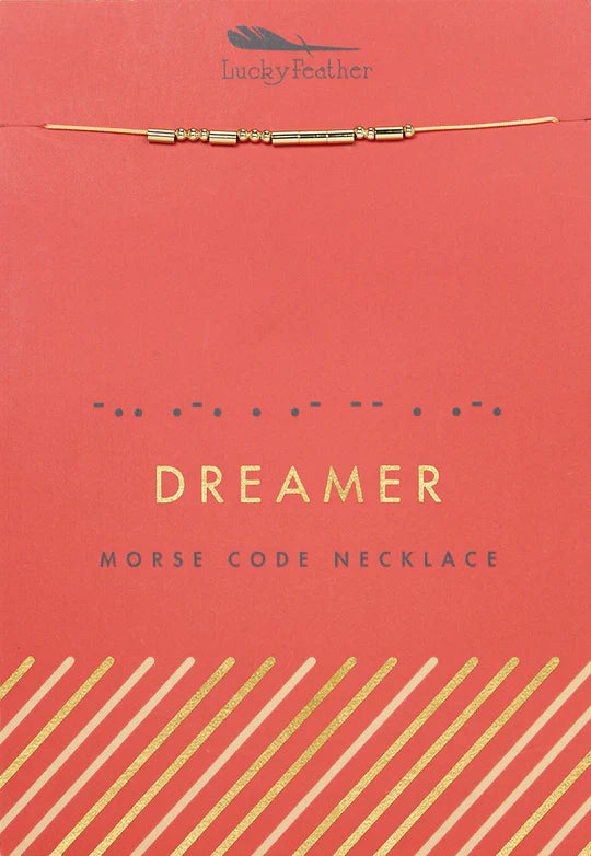 DREAMER Morse Code Necklace
