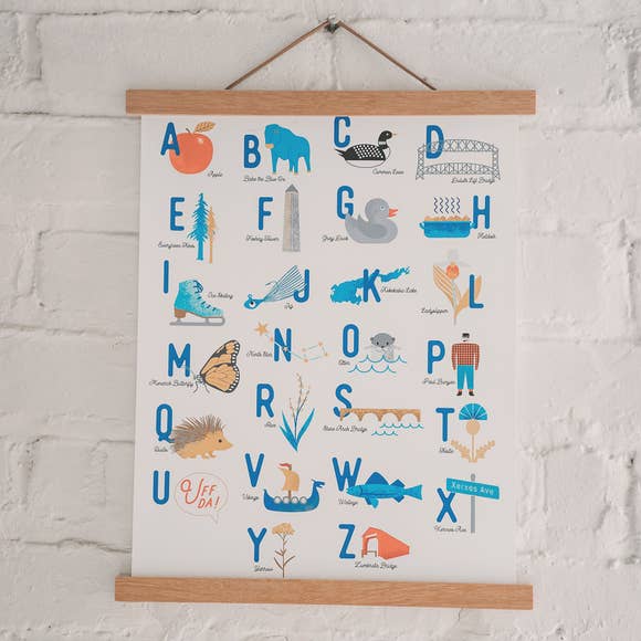 Minnesota Alphabet Print