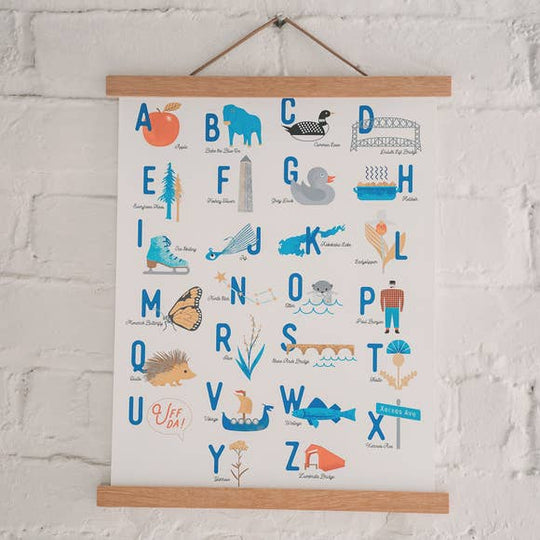 Minnesota Alphabet Print