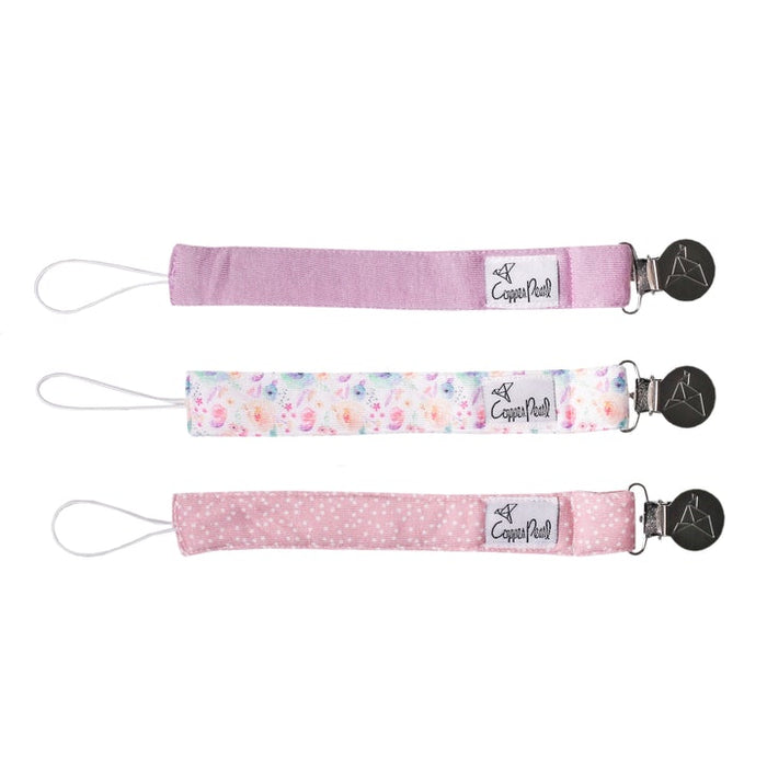 Bloom - Set of 3 Pacifier Clip