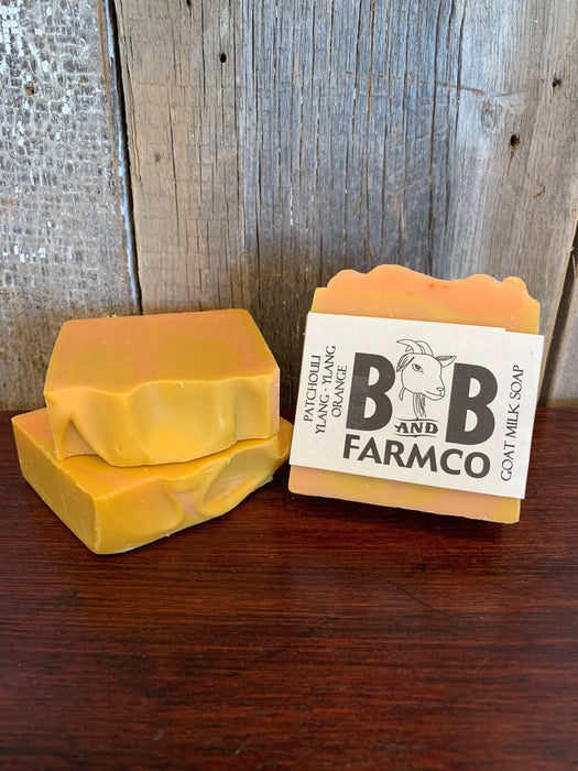 Patchouli-Ylang-Ylang-Orange Goat Milk Soap