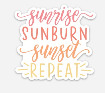 Sunrise Sunset - Decal