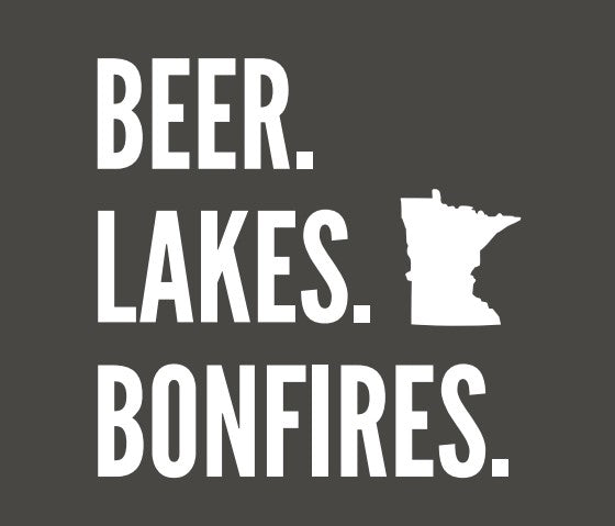 Beer, Lakes, & Bonfires Hoodie
