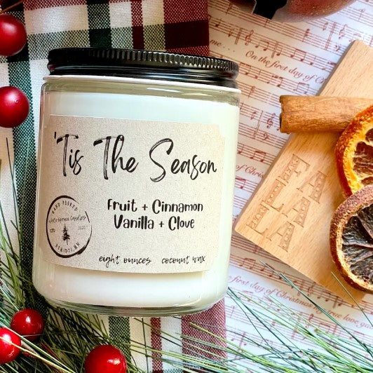 'Tis The Season | 8 oz. Coconut Wax Candle
