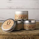 UnWINEd Travel Tin Soy Candles - multiple scents