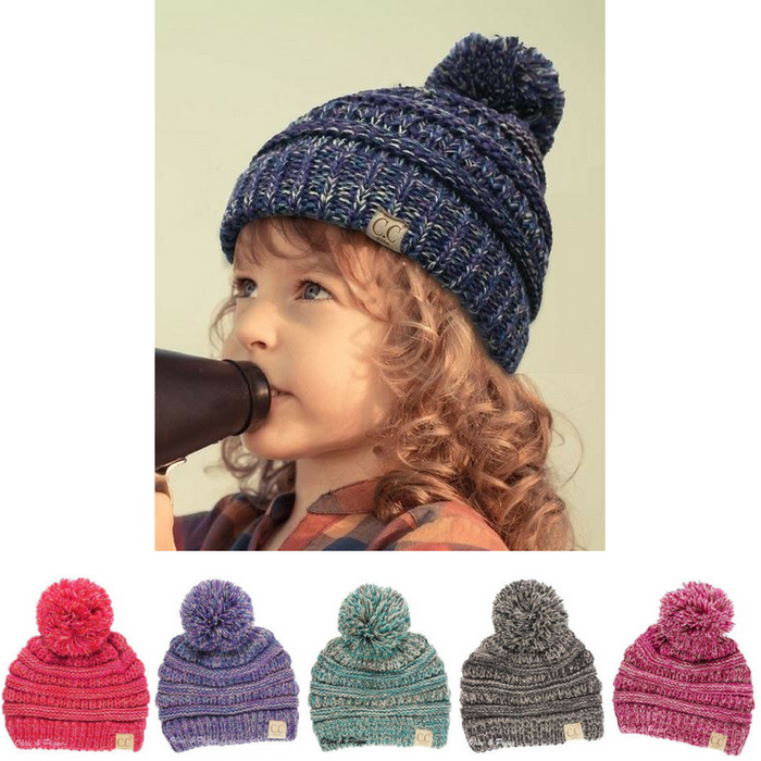 Kid's Pom Pom Beanie