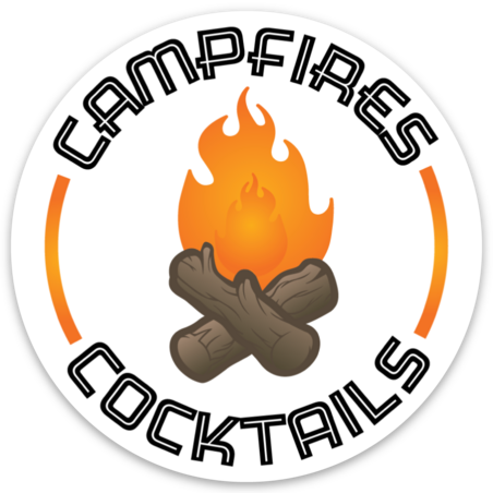 Campfires + Cocktails - Decal