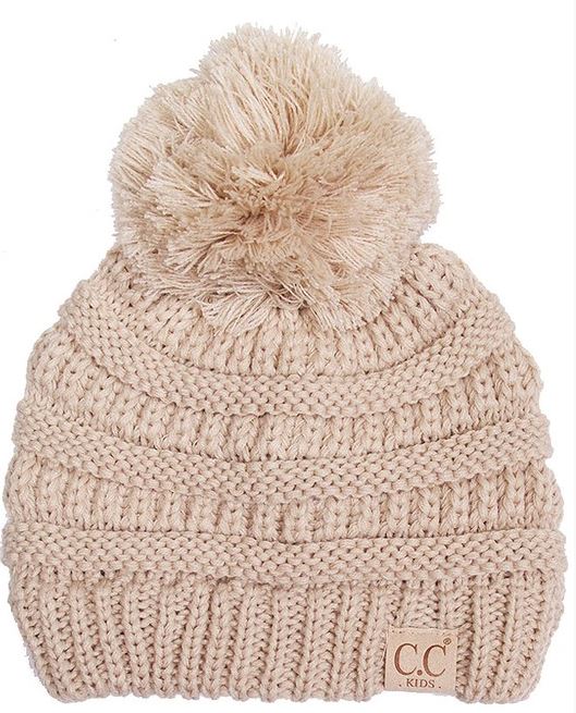 Kid's Pom Pom Beanie