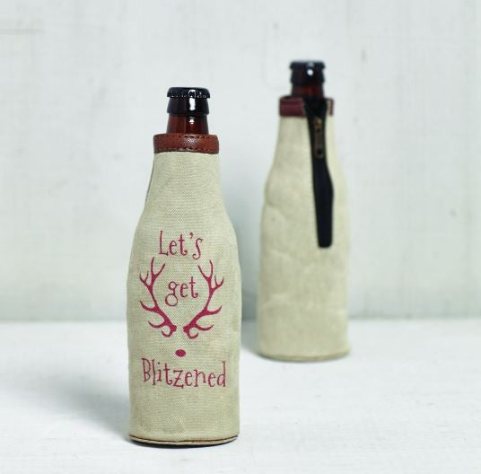 Blitzened - Bottle Koozie