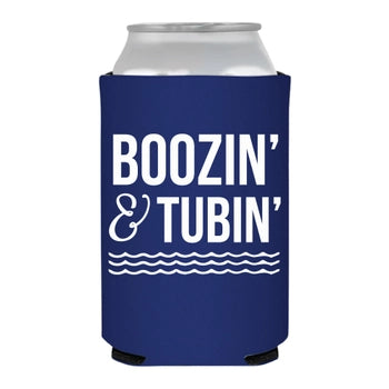 Boozin' + Tubin' | Foam Can Koozie