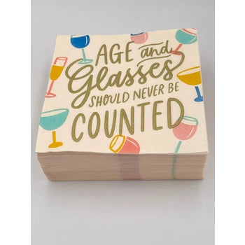 Age + Glasses | Cocktail Napkins