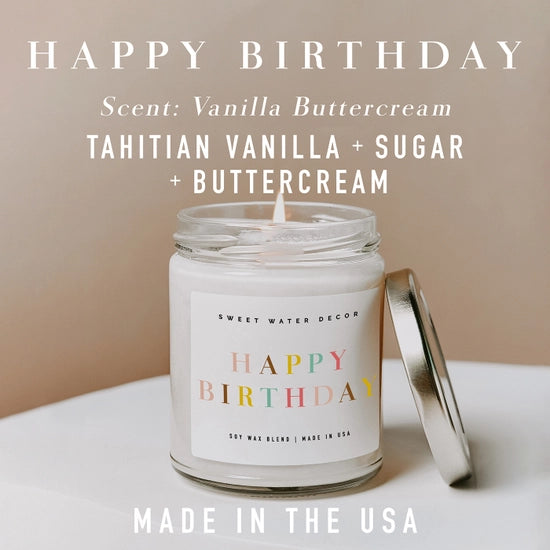 Happy Birthday - 9 oz. Soy Candle